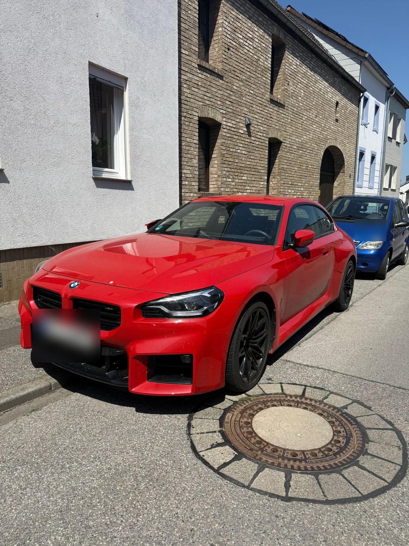 BMW M2 Competition, Kennzeichen unkenntlich gemacht